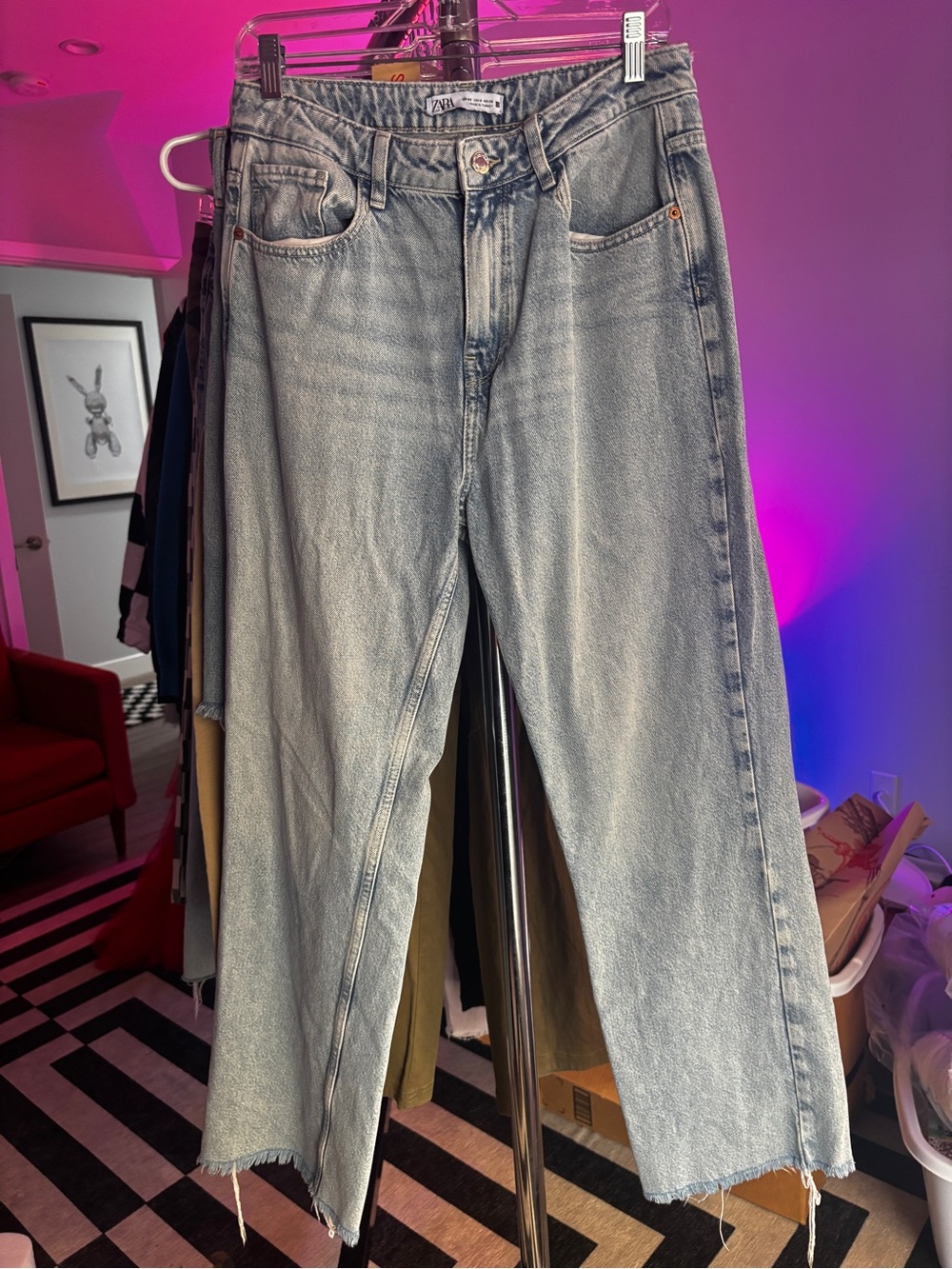 Zara blue jeans size 8